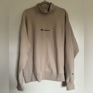 CHAMPION Urban Outfitters UO Script Logo Mock Neck Sweatshirt -Men's Size Large